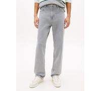 Straight-Jeans TOMMY JEANS "OTIS REGULAR", Herren, Gr. 36, Länge 34, grau (denim grau), Denim/Jeans, Obermaterial: 99% Baumwolle, 1% Elasthan, unifarben, regular fit lang, Jeans Straight-Jeans, Regula