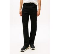 Straight-Jeans TOMMY JEANS "Otis Regular Straight", Herren, Gr. 32, Länge 34, blau (denim schwarz), Denim/Jeans, Obermaterial: 99% Baumwolle, 1% Elasthan, unifarben, regular fit lang, Jeans Straight-J