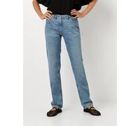 Straight-Jeans TONI "Perfect Shape", Damen, Gr. 44, N-Gr, summer blau bleached, Denim/Jeans, Obermaterial: 93% Baumwolle, 5% Elastomultiester, 2% Elasthan, unifarben, casual, straight fit knöchellang,