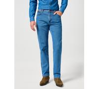 Straight-Jeans WRANGLER "Texas", Herren, Gr. 40, Länge 34, blau (desert mirage), Denim/Jeans, Obermaterial: 99% Baumwolle, 1% Elasthan, straight fit lang, Jeans Straight-Jeans (79391040-40) desert mir