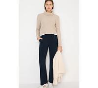 Stoffhose CECIL, Damen, Gr. XL, Länge 30, universal blau, Stoff, 46% Modal, 46% Polyester, 8% Elasthan, unifarben, straight fit normal, Hosen Stoffhose, im elastischen Materialmix (44608306-XL) univer