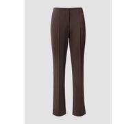 Straight-Leg-Hose aus Scuba mit seitlichem Deko-Tape 38 braun 2168223.8944.38