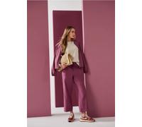 Street One - Straight Leg Hose im Casual Fit mit Turn-Up dark clouded blush - Gr. - 28