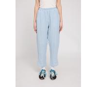 Straight Leg Linen Pants pastel blue S Damen