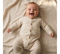 Strampler Green Leaves - Little Farm | Little Dutch - 50