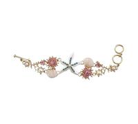 Strand-Charm-Halskette, Bohemian-Stil, Boho-Schmuck, Charm-Halskette | Seestern Bohemian Style Frau Freundin Mutter