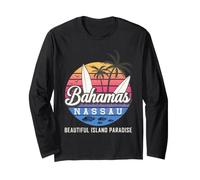 Strand Die Bahamas Nassau Urlaub Karibik Tropischer Sommer Langarmshirt