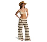 Strandhose BILLABONG "Hot Stripe", Damen, Gr. XS, teak, Obermaterial: 100% Baumwolle., Hosen Strandhose (68199566-XS) teak