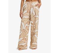 Strandhose BILLABONG "TROPIC BREEZE ELST PNT", Damen, Gr. S (36), N-Gr, stone, Obermaterial: 48% Viskose, 44% Baumwolle, 8% Leinen, Hosen Strandhose, Strandhose, aus Viskose, Baumwolle und Leinen, spo