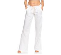 Strandhose ROXY "OCEANSIDE PANT", Damen, Gr. M (38), N-Gr, sea salt, Obermaterial: 55% Leinen, 45% Viskose, Hosen Strandhose, in großen Größen (92872318-M) sea salt