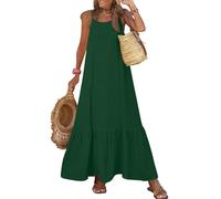 Strandkleid Damen Luftige Italienische Sommerkleider Langes Kleid Wedding Guest Dress Strandkleider Kurz Abendkleid Rot Cocktailkleid Damen Elegant Sommer Outfits Curvy Weiße Sommerkleider Kleider