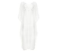 Strandkleid NASSAU BEACH "NB231050", Damen, Gr. OS, Einheitsgröße, weiß, 100% Polyester, Kleider Strandkleid (17780809-0) weiß