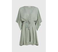 Strandkleid O'NEILL "ESSENTIALS TOKEENA COVER UP", Damen, Gr. L (40), N-Gr, marble arch, Obermaterial: 100% Viskose, Kleider Strandkleid, mit Spitzendetails am Ausschnitt, locker sitzender Schnitt (36