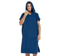 Strandponcho für Surfer, Badeponcho Damen mit Kapuze Farbblockierung Frottee Angebote, 2024 Bademantel Strand Surfen Schwimmen verdickt , Sleepshirt Damen Kurzarm Warm, Nachthemd Damen Kurzarm Sale