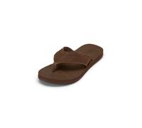 Strandschuh MARC O'POLO "mit Rindlederriemen", Herren, Gr. 43, schwarz braun, Obermaterial: 60% Leder, 40% Polyester, unifarben, Schuhe Strandschuh (49330651-43) schwarz braun