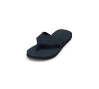 Strandschuh MARC O'POLO "mit Rindlederriemen", Herren, Gr. 45, schwarz navy, Obermaterial: 60% Leder, 40% Polyester, unifarben, Schuhe Strandschuh (79773931-45) schwarz navy
