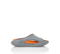 Strandschuh PLEIN SPORT "Flache Gummisandalen", Damen, Gr. 44-45, Normalschaft, orange (8610, orange fluo, grau), Schuhe Strandschuh (47918213-44) 8610, orange fluo, grau
