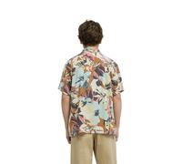 Strandshirt QUIKSILVER "Safe Paradise", Jungen, Gr. 12, garden glade interact floral, Obermaterial: 100% Viskose;, Shirts (97246931-12) garden glade interact floral