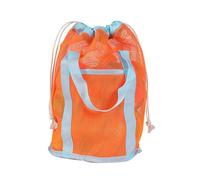 Strandspielzeugtasche Kind Mesh Kid Sand Lagerung Große Kapazität Handtasche für Kinder Frauen und Mädchen Große Kapazität Handtasche Mesh Eimer Muscheln Lagerung