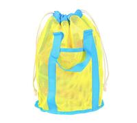 Strandspielzeugtasche Kind Mesh Kid Sand Lagerung Große Kapazität Handtasche für Kinder Frauen und Mädchen Große Kapazität Handtasche Mesh Eimer Muscheln Lagerung