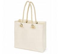 STRANDTASCHE 42x14x14x38 cm – BAUMWOLLTASCHE 280g, EINKAUFSTASCHE & UNIVERSELL