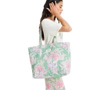 Strandtasche ROXY "Hibiscus Island", Damen, basil kartofeel apparel, Baumwolle, Taschen Strandtasche (66358950-0) basil kartofeel apparel