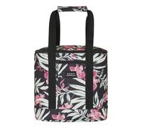 Strandtasche ROXY "Water Effect", Damen, grau (anthrazit wind swept floral), 100% Polyester, Taschen Strandtasche (63392668-0) anthrazit wind swept floral
