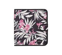 Strandtasche ROXY "What A Day", Damen, grau (anthrazit wind swept floral), 100% Polyester, Taschen Strandtasche (26456920-0) anthrazit wind swept floral