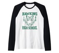 Stranger Things 1986 Tigers Hawkins High School Raglan