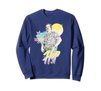 Stranger Things 80's Jim Hopper Sweatshirt, Unisex für Erwachsene, Marineblau, XXL