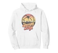 Stranger Things 80's Sunset Mindflayer Group Pullover Hoodie