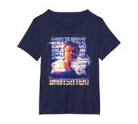 Stranger Things Always Der Babysitter Steve Harrington T-Shirt, Damen Große Größen, Marineblau, 5X