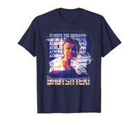 Stranger Things Always Der Babysitter Steve Harrington T-Shirt, Herren, Marineblau, 4XL