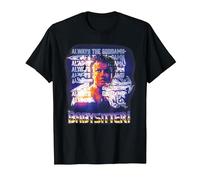 Stranger Things Always Der Babysitter Steve Harrington T-Shirt, Herren, Schwarz, M
