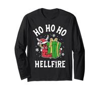 Stranger Things Christmas Ho Ho Ho Hellfire Club Langarmshirt