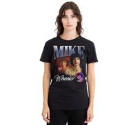 Stranger Things Damen Mike Homage Ladies Shirt, Black, Schwarz, XXL EU