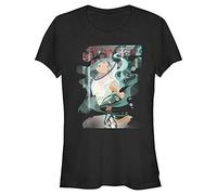 Stranger Things Damen Upside Down Eleven Short Sleeve T-shirt, Schwarz, XXL