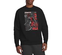 Stranger Things Demogorgon Monster Unisex Sweatshirt, Black, Large