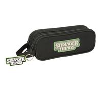 Stranger Things Doppelmäppchen für Kinder, ideal für Kinder im Schulalter, bequem und vielseitig, Qualität und Widerstandsfähigkeit, 21 x 6 x 8 cm