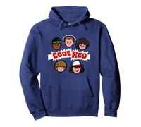 Stranger Things Dustin & Co Code Rot Pullover Hoodie