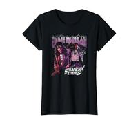 Stranger Things Eddie Munson Homage 86 T-Shirt, Damen, Schwarz, XS