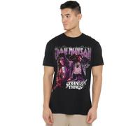 Stranger Things Eddie Munson Homage 86 Unisex T-Shirt, Schwarz, L