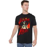 Stranger Things Eddie Munson Raising Hell Unisex T-Shirt, Schwarz, M