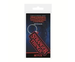 Stranger Things Gummi-Schlüsselanhänger Stranger Things Logo 6 cm