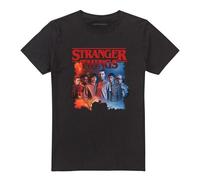Stranger Things Hawkins Creel House Poster T-Shirt schwarz in 3XL