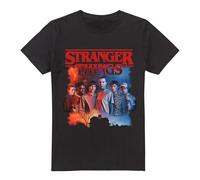 Stranger Things Hawkins Creel House Poster Unisex T Shirt, Black, Large