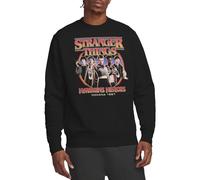 Stranger Things Hawkins Heroes Group 1987 Unisex Sweatshirt, Black, Medium
