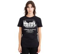 Stranger Things Hawkins Lab Logo Ladies T Shirt, Black, XX-Large