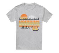 Stranger Things Hawkins Retro 85 Männer T-Shirt grau meliert L