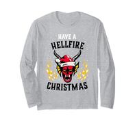 Stranger Things Hellfire Christmas Offiziell lizenziert Langarmshirt